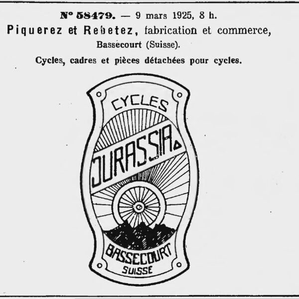 Dépôt marque Jurassia par piquerez et Rebetez en 1925.
